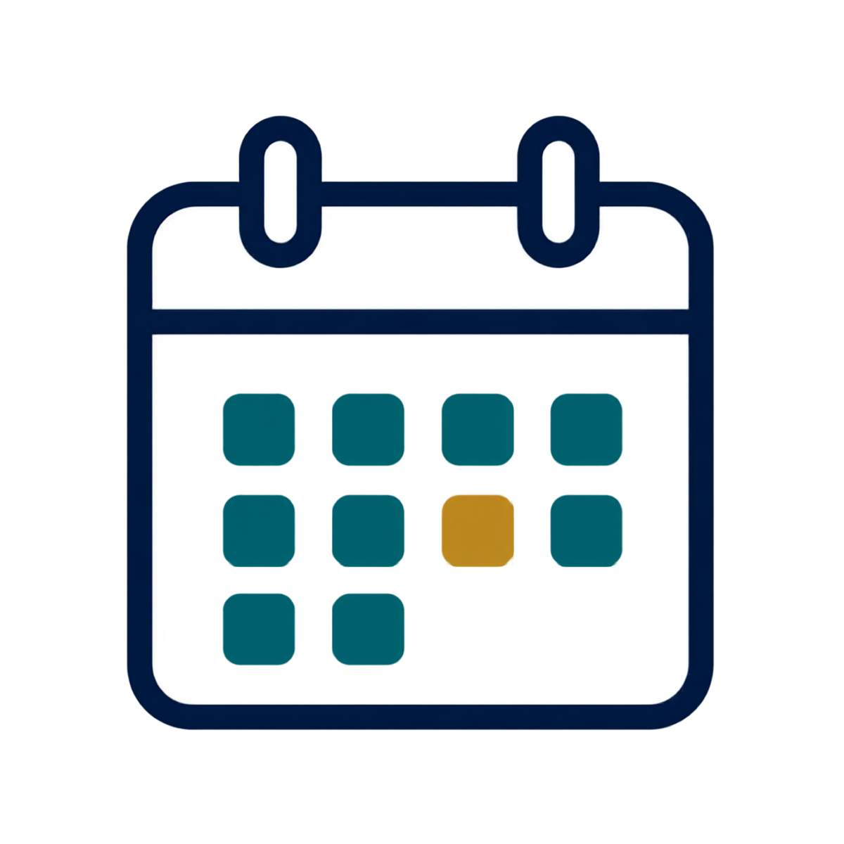 Icono de calendario para la fecha del seminario